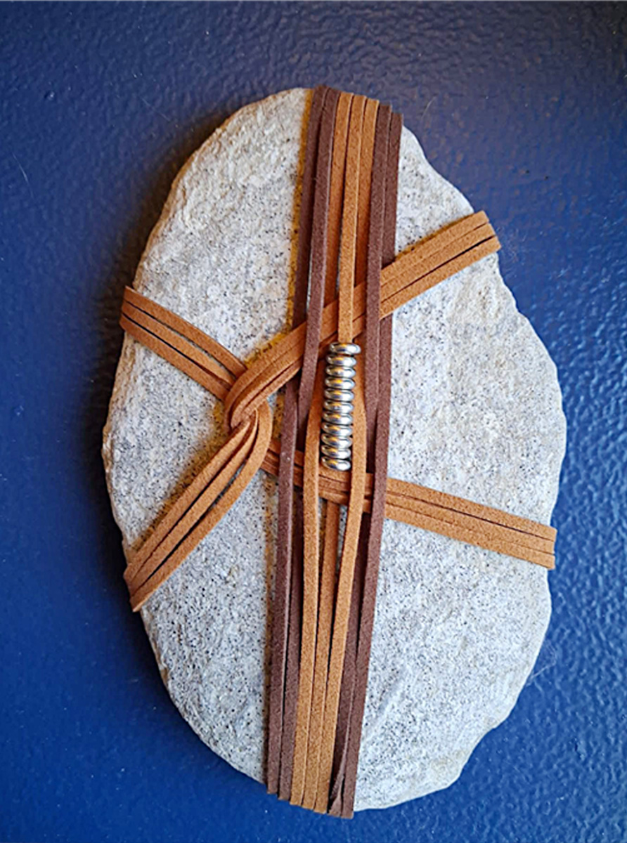 Pebble Wrapped Pebble, Wrapped Pebble